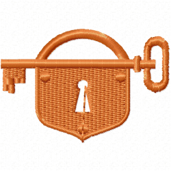 Keys Embroidery Design 8